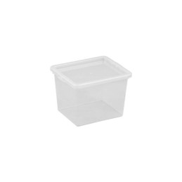 Daiktadėžė OKKO BASIC BOX, 3,5 l, skaidri, 17×20,5×14,5 cm