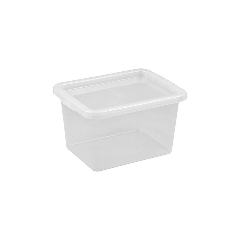 Daiktadėžė OKKO BASIC BOX, 15 l, skaidri, 28,5×38×21,7 cm