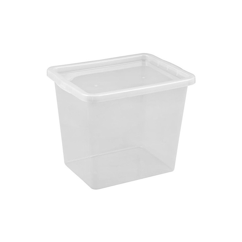 Daiktadėžė OKKO BASIC BOX, 31 l, skaidri, 33×42,5×34,7 cm