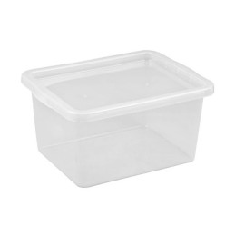 Daiktadėžė OKKO BASIC BOX, 52 l, skaidri, 59,5×39,5×31 cm