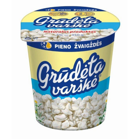 Varškė GRŪDĖTA, 7 %, 350 g