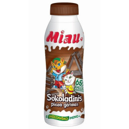 Pieno gėrimas MIAU, šokoladinis, pl. but., 2,6% rieb., 450ml