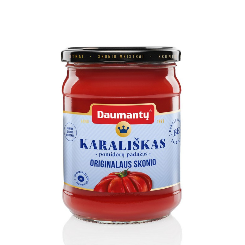 Pomidorų padažas DAUMANTŲ, KARALIŠKAS, 500 g