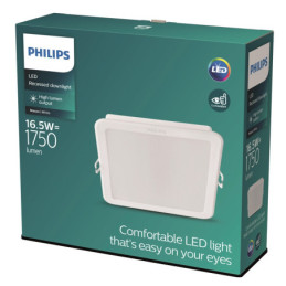 Įmontuojamas šviestuvas Philips MESON, 16.5W, 4000K, LED