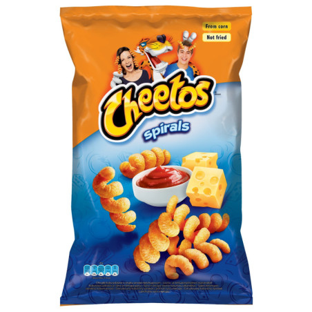 Kečupo ir sūrio sk. kukurūzų užkandis CHEETOS SPIRALS, 145 g