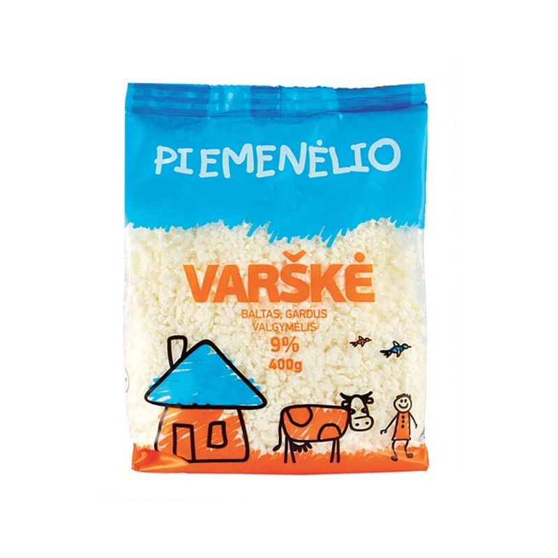 Varškė Piemenėlio, 9% rieb., 400 g