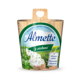 Tepamas varškės sūris ALMETTE, su žalumynais, 150 g