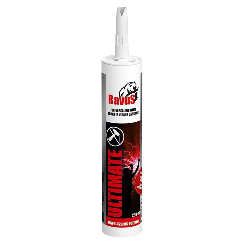 Montažiniai klijai Ravus Ultimate, 290 ml