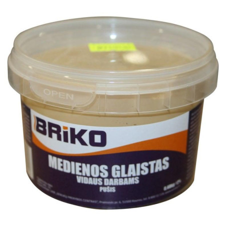 Pušies spalvos medienos glaistas Briko, 0,48 kg