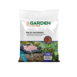 Kalio chlorido trąšos GARDEN CENTER, 2 kg