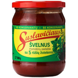 Švelnus pomidorų padažas SUSLAVIČIUS, 500 g