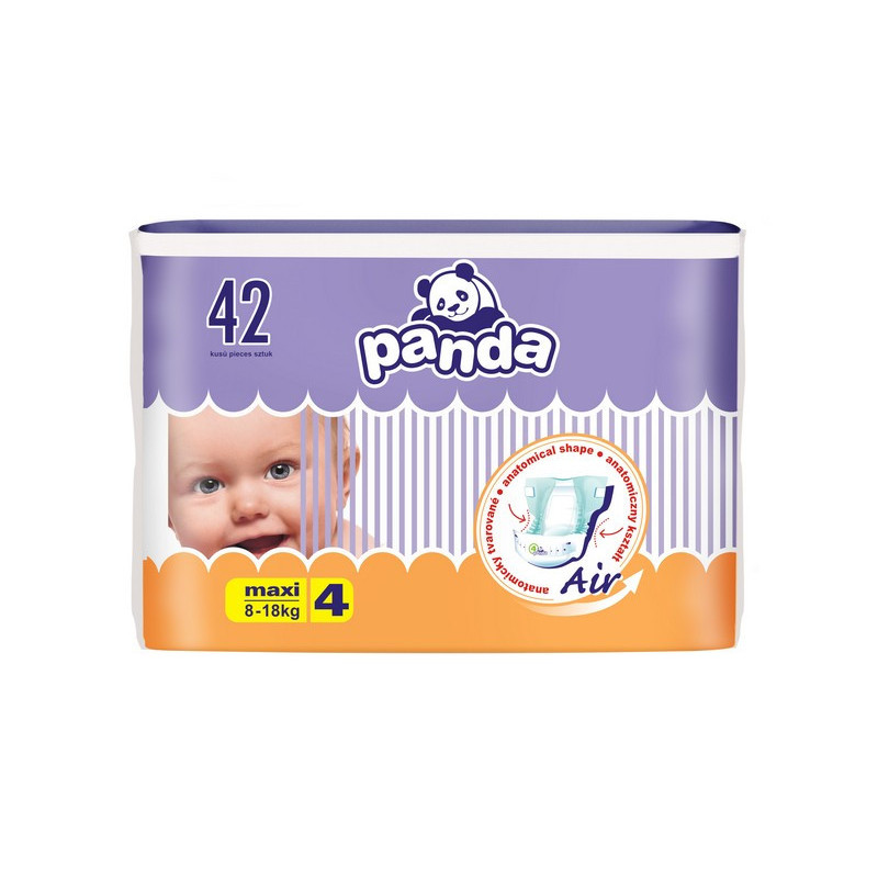 Sauskelnės  PANDA MAXI, 8 - 18 kg, 42 vnt