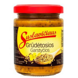 SUSLAVIČIAUS grūdėtosios garstyčios, 170 g