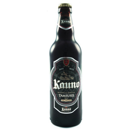 Alus KAUNO tamsusis, 5 %, 0.5 l