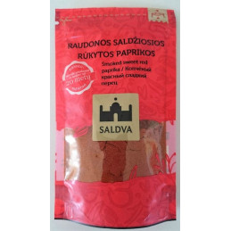 Raudonos saldžiosios rūkytos paprikos SALDVA, 25 g