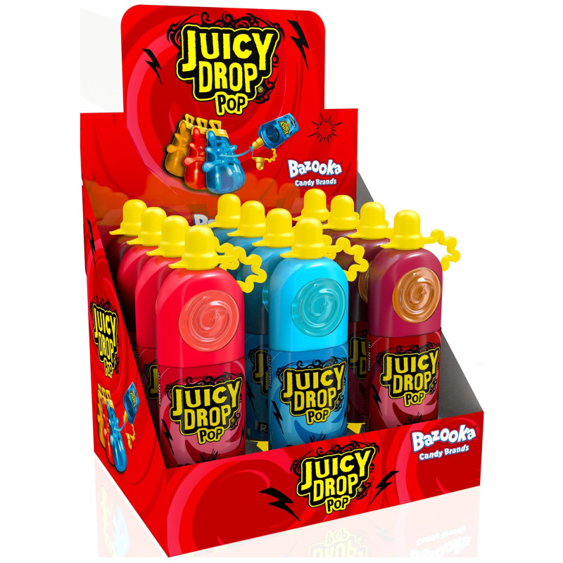 Ledinukas BAZOOKA JUICY DROP POP, 26 g