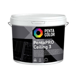 Dažai Pentacolor PentaPro Ceiling 3, balta, 10 l