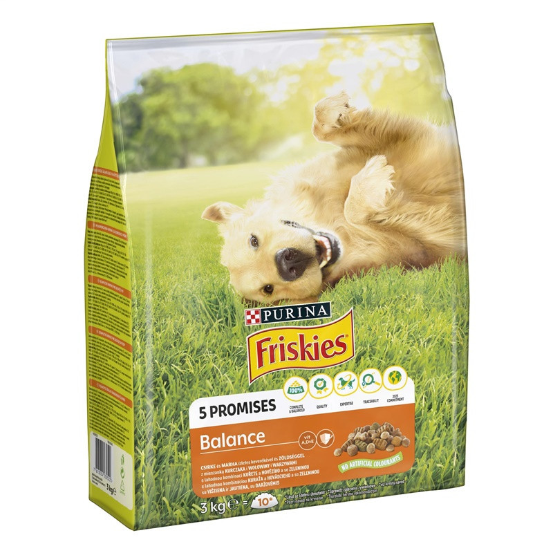 ĖDAL SAUSAS ŠUN FRISKIES SU VIŠTIENA 3KG