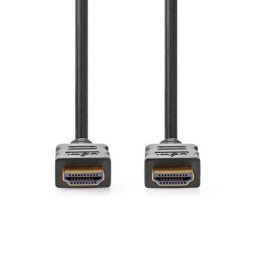 Laidas NEDIS HDMI M, HDMI M, 1.5m, juodas CVGP34000BK15