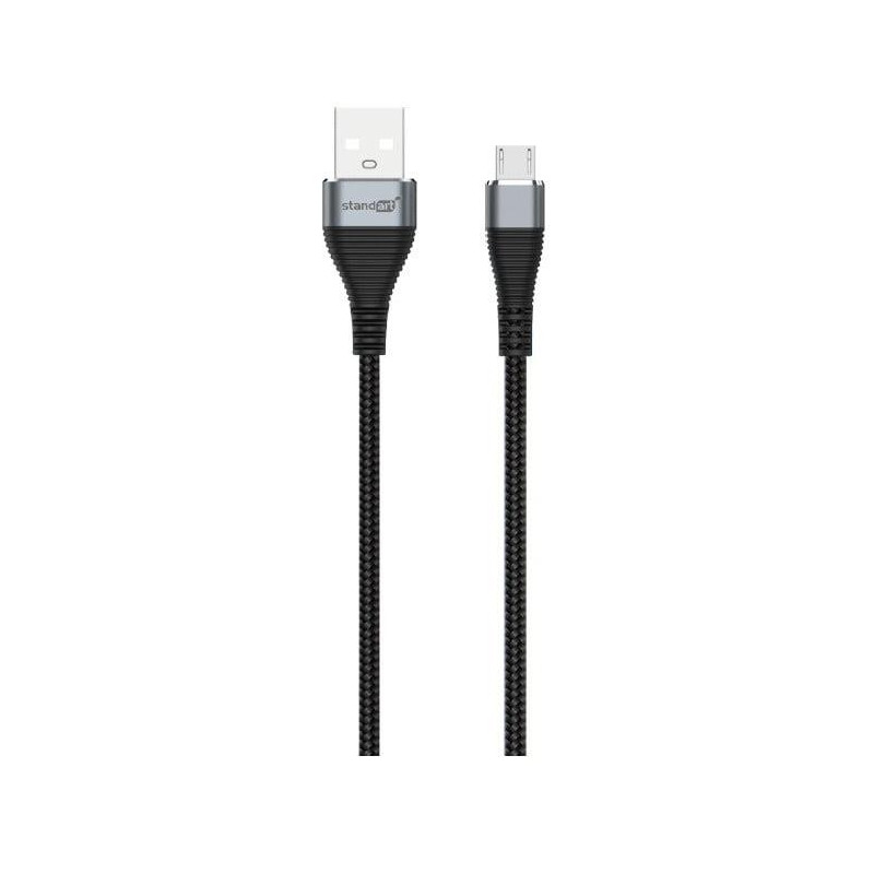 Laidas STANDART USB TypeA M, MicroUSB M 1.2m pilkas GT-RH014