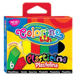 Plastilinas COLORINO 57400PTR, 6 spalvos