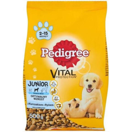 ĖDALAS ŠUNIMS „PEDIGREE JUNIOR“ (500 g)