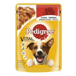 Konservas šunims Pedigree, su jautiena, 100 gr