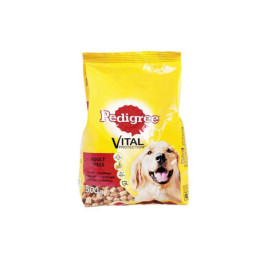 Sausas šunų maistas Pedigree, jautiena ir daržovėmis, 0.5 kg