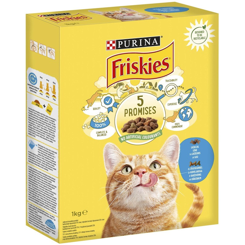 ĖDALAS KATĖMS „FRISKIES“ 1KG