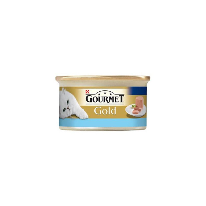 Konservuotas ėdalas katėms Gourmet Gold, su tunu, 85 gr