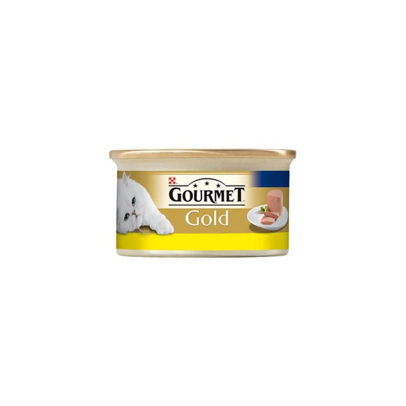 Konservuotas ėdalas katėms Gourmet Gold, su vištiena, 85 gr