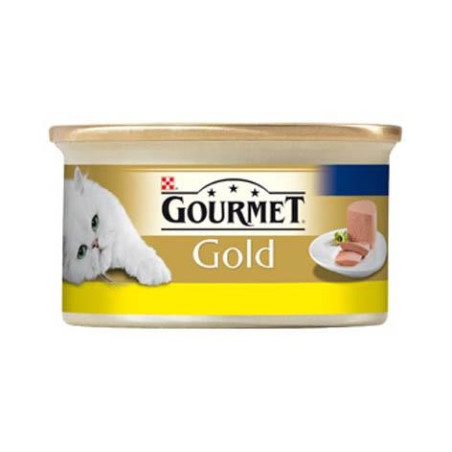 Konservuotas ėdalas katėms Gourmet Gold, su vištiena, 85 gr