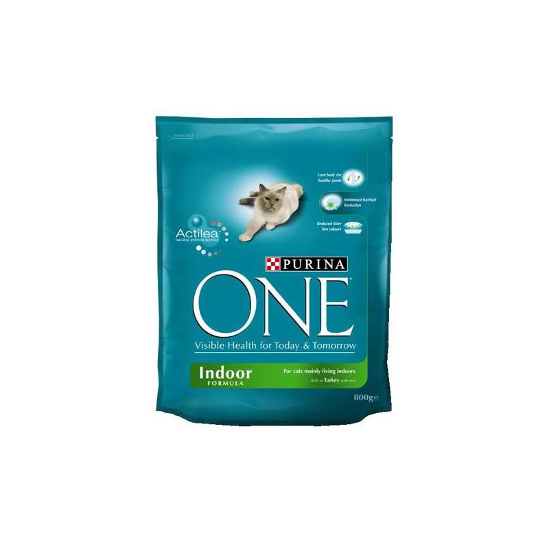 SAUSASIS ĖDALAS KATĖMS „ONE INDOOR“ 800 g