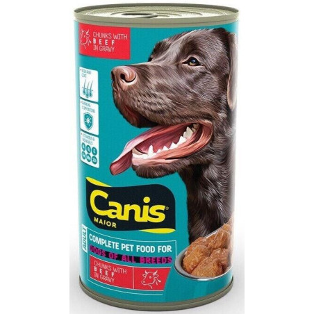 Šlapias šunų maistas Canis, jautiena, 1.25 kg