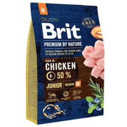 ĖDALAS ŠUNIMS „BRIT PREMIUM JUNIOR MEDIUM“ 3 KG