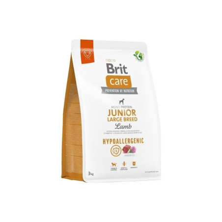 Sausas šunų maistas BritCare Large Breed ėriena/ryžiai 3kg