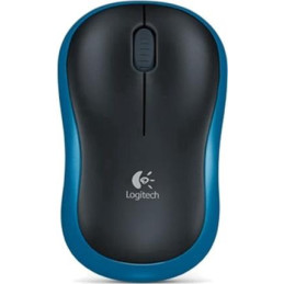 Belaidė kompiuterio pelė LOGITECH M185, juoda, mėlyna