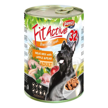 KONSERVUOTAS ĖDALAS ŠUNIMS „FITACTIVE MEATMIX“ 415 G