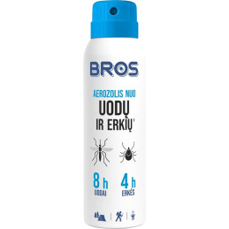 Aerozolis nuo uodų ir erkių Bros, 90 ml