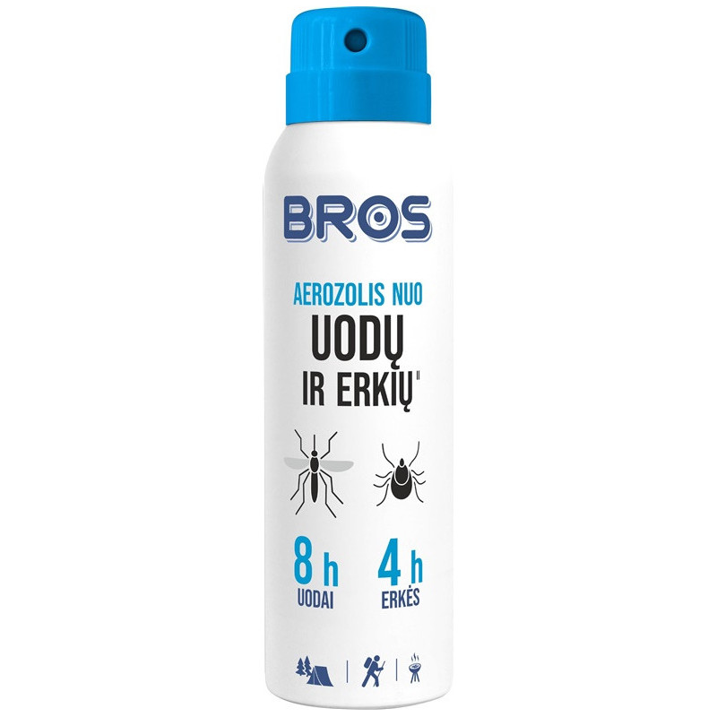 Aerozolis nuo uodų ir erkių Bros, 90 ml