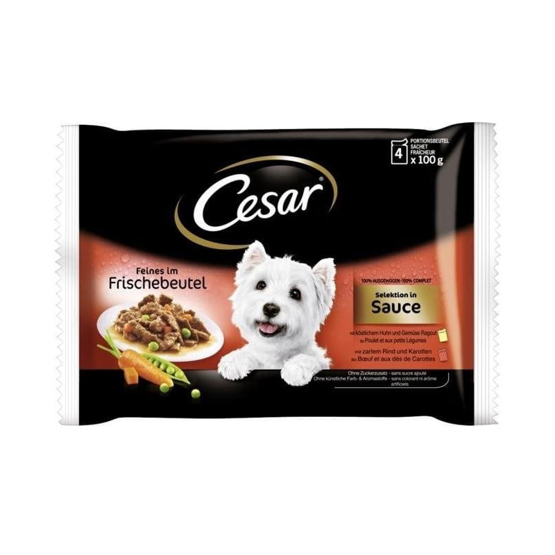 Šlapias šunų maistas Cesar Mix C048201, 0.4 kg