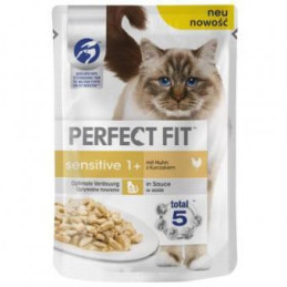 Konservuotas ėdalas katėms Perfect Fit, su vištiena, 85 g