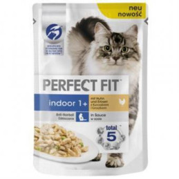 Konservuotas ėdalas katėms Perfect Fit Indoor, 85 g