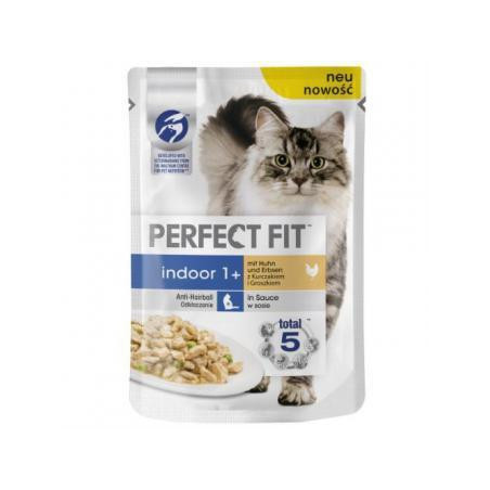 Konservuotas ėdalas katėms Perfect Fit Indoor, 85 g