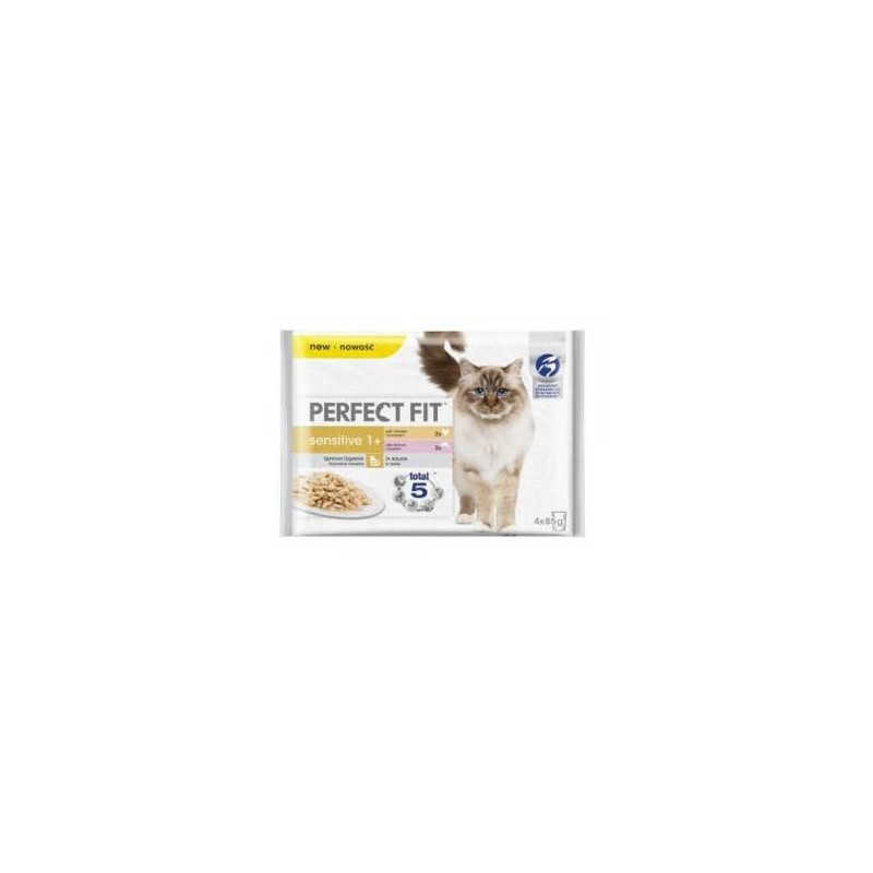 Konservuotas ėdalas katėms Perfect Fit, 4 x 85 g