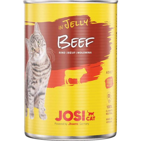 Šlapias kačių maistas Josera JosiCat Beef In Jelly, 0.4 kg