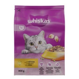 Sausas kačių maistas Whiskas Chicken, 0.800 kg