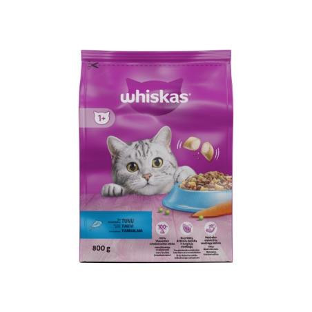 Sausas kačių maistas Whiskas Tuna, 0.800 kg