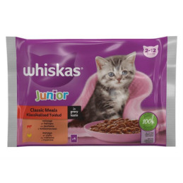 Šlapias kačių maistas Whiskas Beef,chicken, 0.085 kg, 4 vnt.