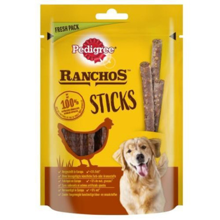 Skanėstas šunims Pedigree Ranchos, vištiena, 0.06kg, 10vnt.